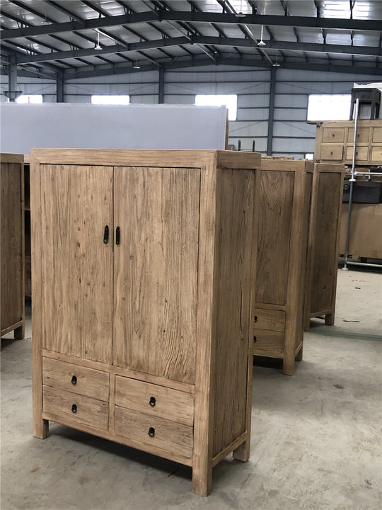 Antique Asian Chinese Wardrobe 