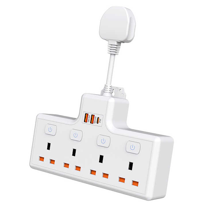 High quality support Q3.0 and PD power board socket for mobile phone fast charging wall mounted plug sockets 