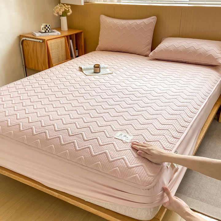 Thick bed sheet made entirely of raw cotton, 