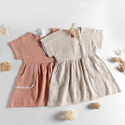 فستان من الكتان-linen dress