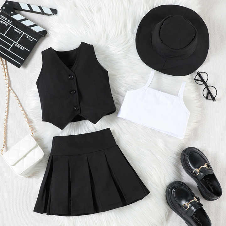 ملابس بناتي ملابس صيفية للأطفال الصغار طقم أزياء Girls Clothes Summer Toddler Clothes Fashion Set