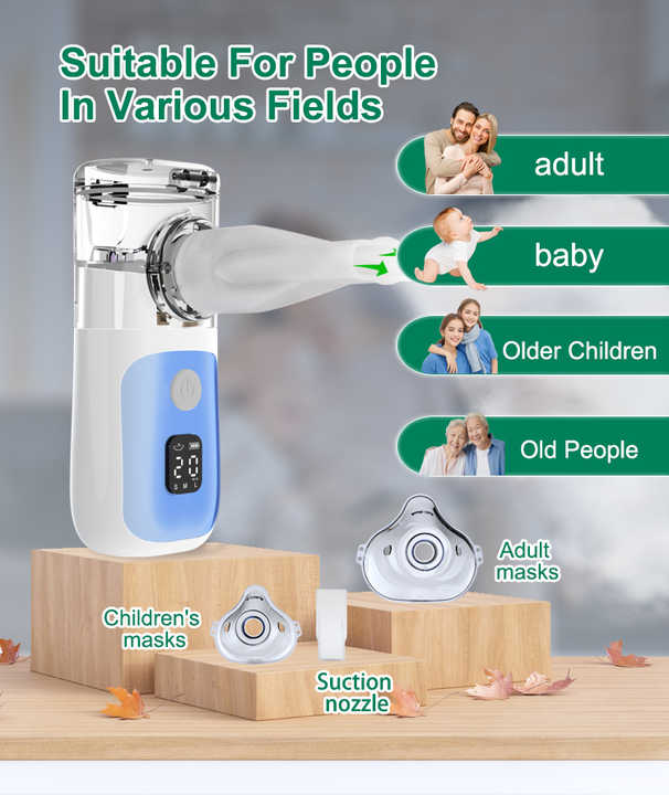 مصنع CE مجموعة محمولة باليد Nebulizadores Portatiles Nebulizador Portatil شبكة CE Factory Handheld Nebulizers Kit Portable Nebulizer Network