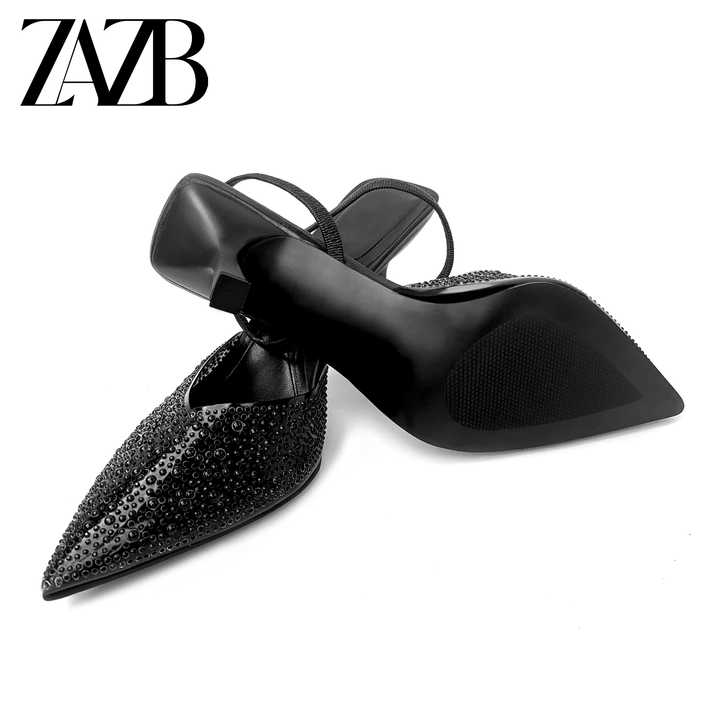 Pearl studded women's heels 