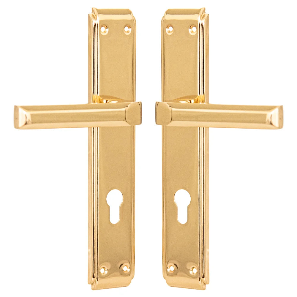 Cylinder lock set 