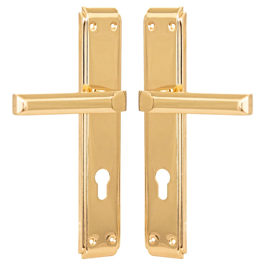 Cylinder lock set 