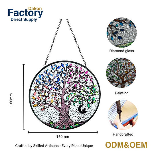 شجرة الحياة، زجاج ملون، اكسسوارات .