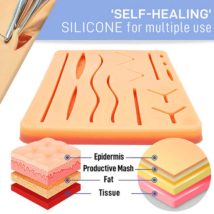 Popular good quality silicone suture set for medical. 
