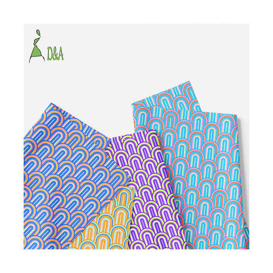 Hot Selling Multi-colored Rainbow-أقمشة مطبوعة