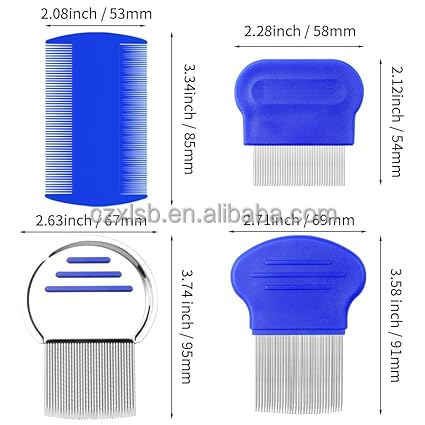 Pack of 4 Quality Guaranteed Scratchers for Lice Removal 