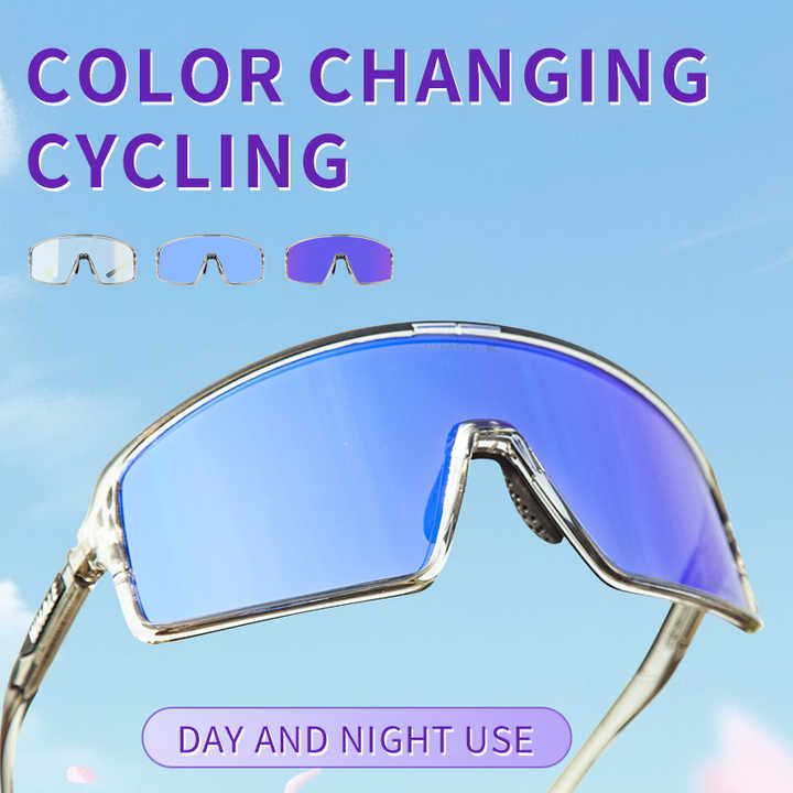 Factory Direct Supply Photochromic Cycling Glasses for Men and Women Cycling Glassesنظارات لركوب الدراجات من المصنع مباشرة بتوريد نظارات لركوب الدراجات الفوتوكرومية للرجال والنساء نظارات لركوب الدراجات