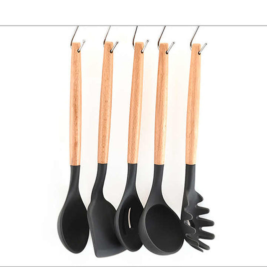 مجموعة أدوات مطبخ من السيليكون- Silicone kitchen utensil set