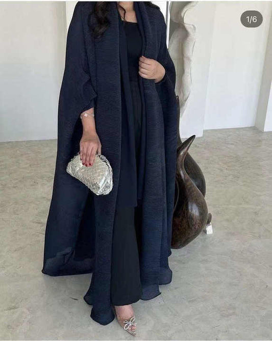عباية مفتوحة بأزرار ,Open abaya with buttons