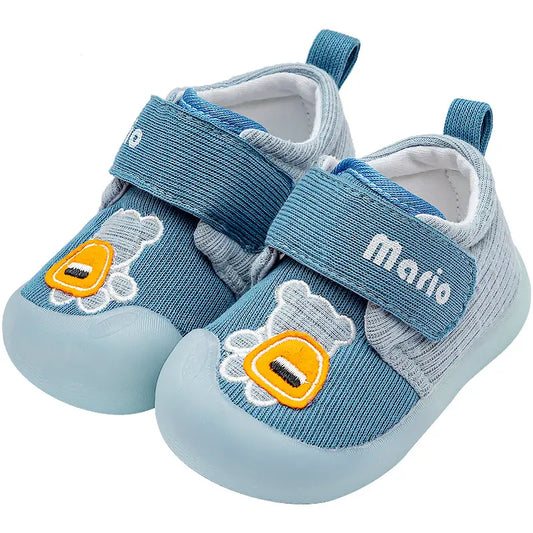 Cheerful Mario 2022 New Style Wholesale Children Shoes for Girls Boys Kids Custom Footwear Stock Unisex Fashion Soft Suitable 