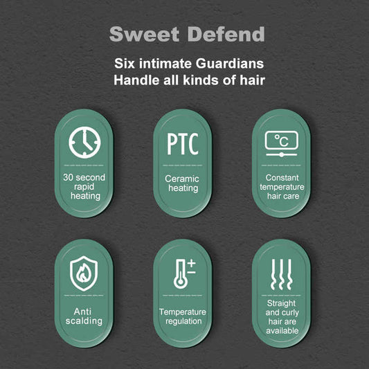 أداة فرد الشعر الإلكترونية الجديدة لصالونات تصفيف الشعر مجموعة