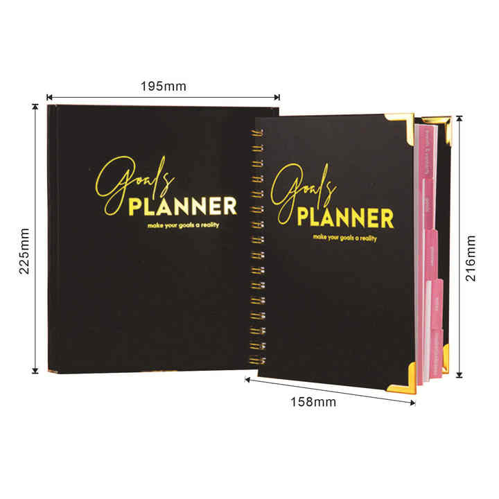 A5 Custom Planner Notebook with Double Ring Bound 