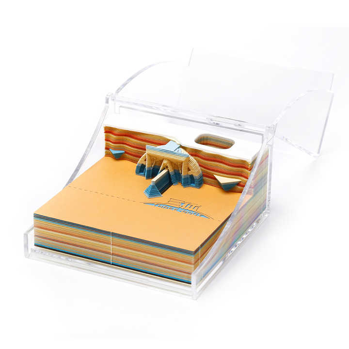 Gifts Aerospace Styling Made from Paper Handicrafts - مفكرة ثلاثية الأبعاد بشعار مخصص للأطفال،