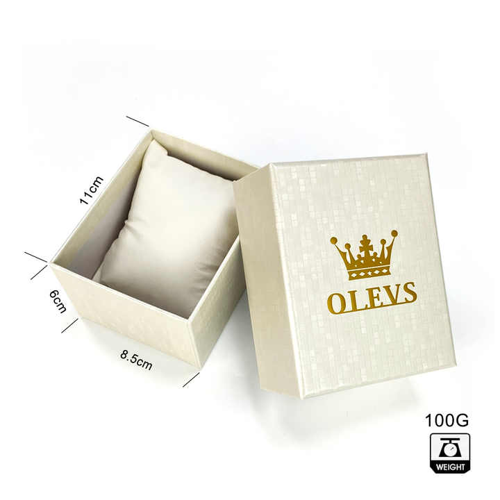 Custom Logo Gift Display OEM Packaging Luxury Black and Brown Rigid Cardboard Paper Watch Box 