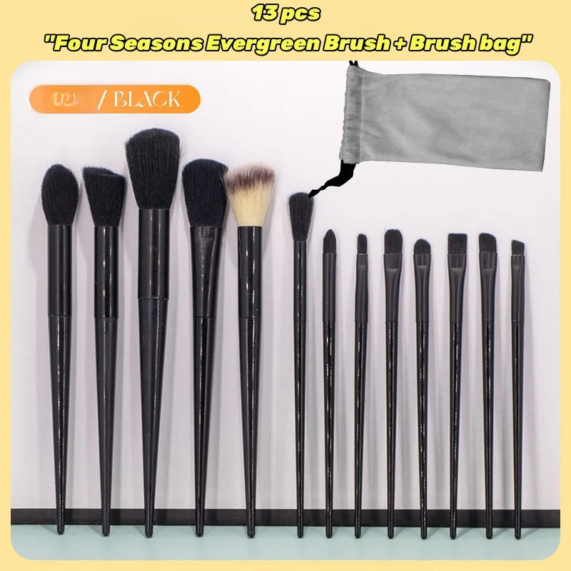 Bright colored brushes