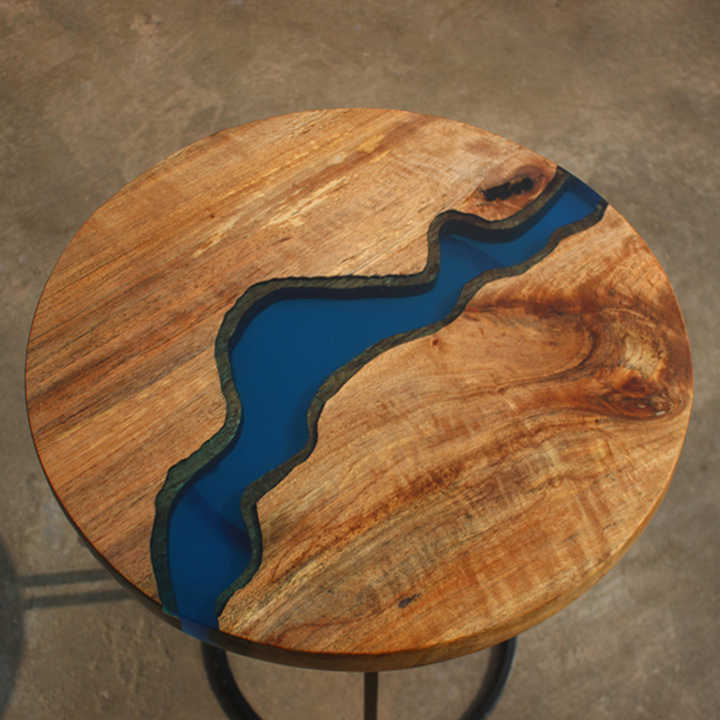 Modern Design Epoxy Wood Table 