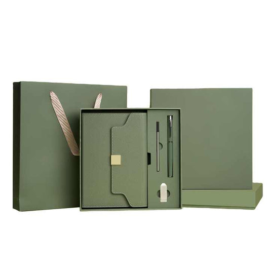 Three fold high quality business notebook stationery office gift a5 