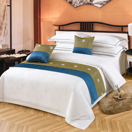 مجموعة ملايات فاخرة لحاف مقاس الملك والملك . Luxury Sheet Set King Size Duvet Cover Cotton Sheet Set Duvet Cover
