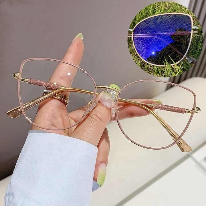 Photochromic Blue Anti Reflective Deep-نظارات شمسية نسائية