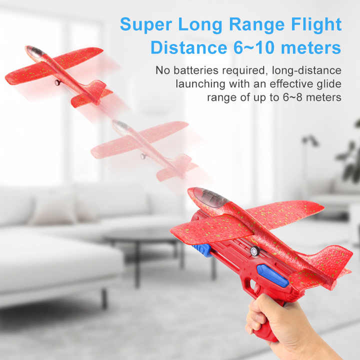 Kids Outdoor Foam Glider Launcher 