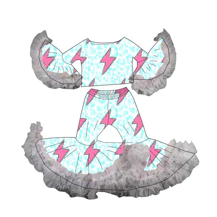 DH ODM Winter Casual Thin Girls Print T-shirt Outfit for Toddler Girls 4T Formal Clothes SetsDH ODM الشتاء عارضة رقيق الفتيات طباعة تي شيرت الزي للفتيات طفل صغير 4T مجموعات الملابس الرسمية