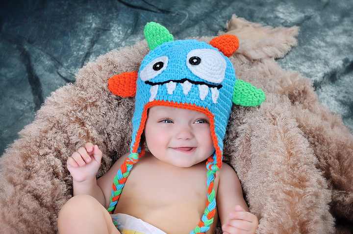 Handmade baby hats for kids 