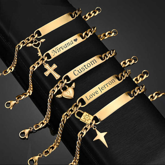 Children's Accessories Custom Engraved Bracelet 