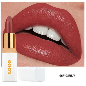 Women Matte Waterproof Lipstick Lip Makeup 