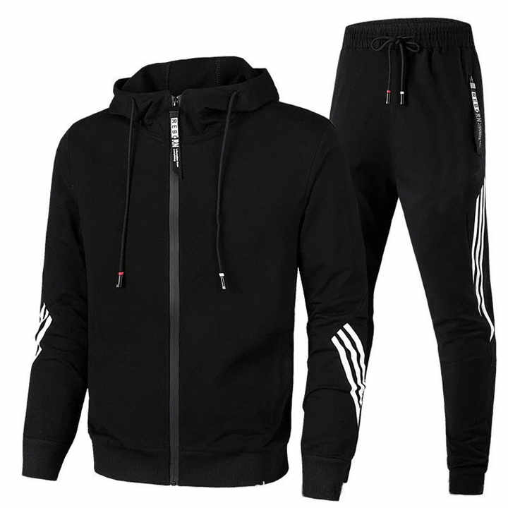 Men's Casual Tracksuit Hoodie and Pants 2 