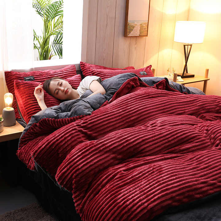 Solid King Queen Size 4 Design 