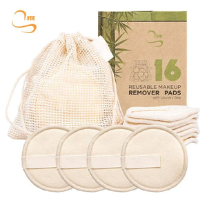 Cotton Bag Set Reusable Washable Hemp