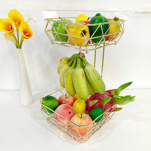 two-tier fruit basket 