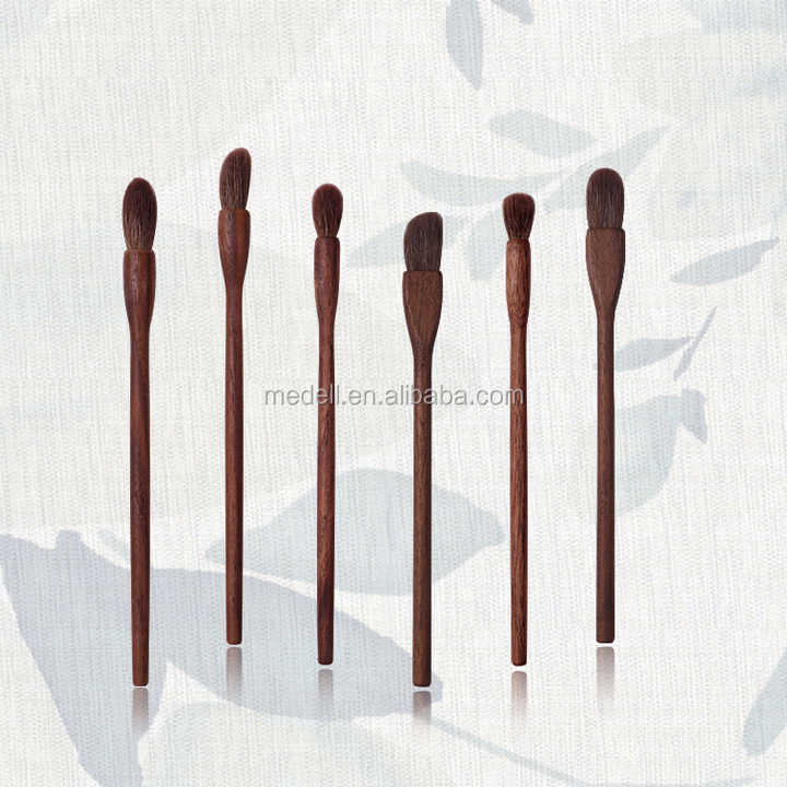 Makeup Brush Set مجموعة فرش مكياج ظلال العيون المصنوعة يدويًا