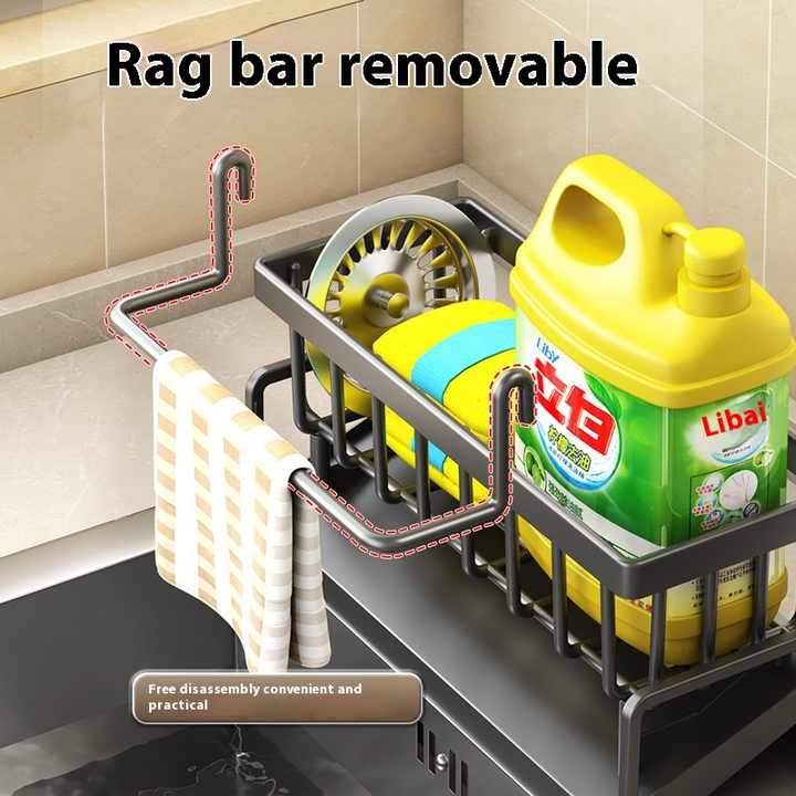 Multifunctional Metal Sponge Rack