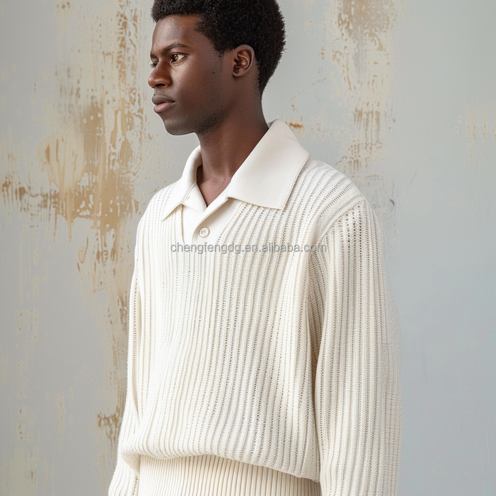 قميص بولو رجالي بأكمام