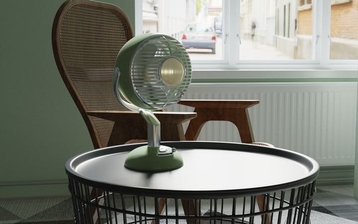 مروحة سطح مكتب صغيرة محمولة&nbsp; مع ضوء ليلي   .  Wholesale Portable Mini Desktop Fan with