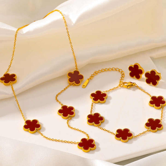 necklace set قلادة طقم