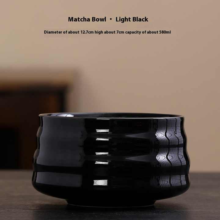 Ceramic Matcha Bowl with Whisk 