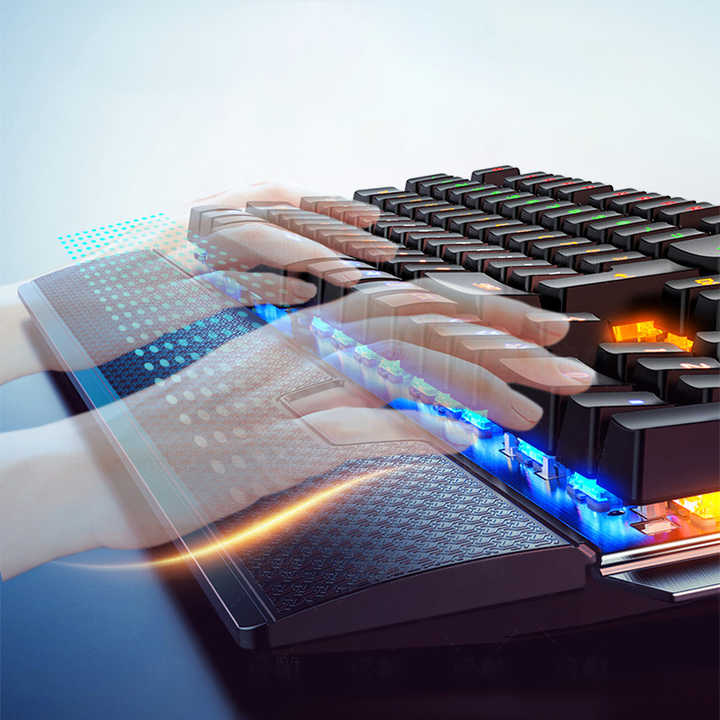 mechanical gaming keyboard . لوحة مفاتيح ألعاب ميكانيكية