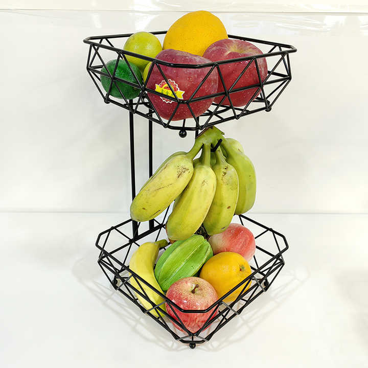 Fruit bowl with banana hook 