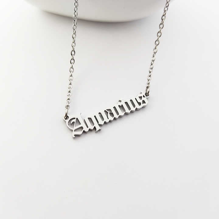 Aquarius necklace