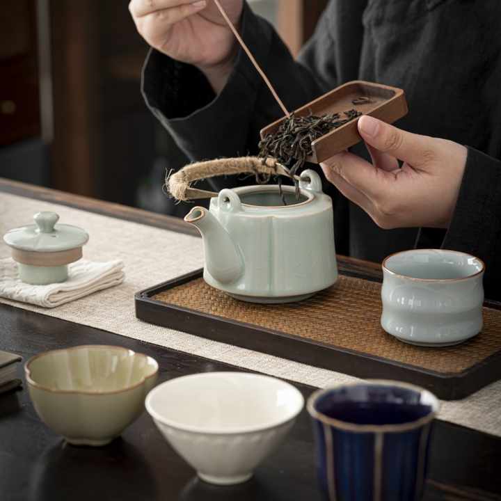 طقم شاي سيراميك من خمسة مشاهير ,Five Celebrity Ceramic Tea Set