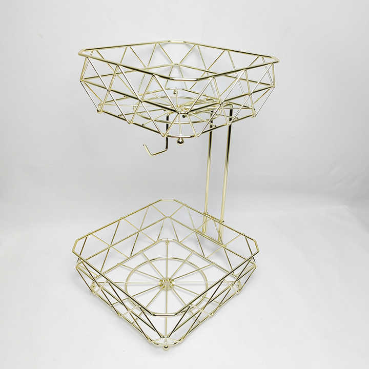 two-tier fruit basket 