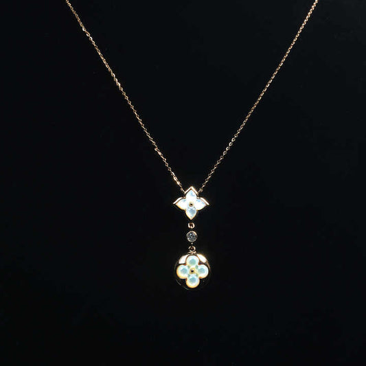 مجوهرات فاخرة أنيقة من Caelis من الفضة الإسترلينية حلي راقية مطلية بالذهب عيار 18 قيراط على شكل البرسيم للنساءCaelis Luxury Jewelry Elegant Sterling Silver 18K Gold Plated Clover Shaped Fine Jewelry for Women