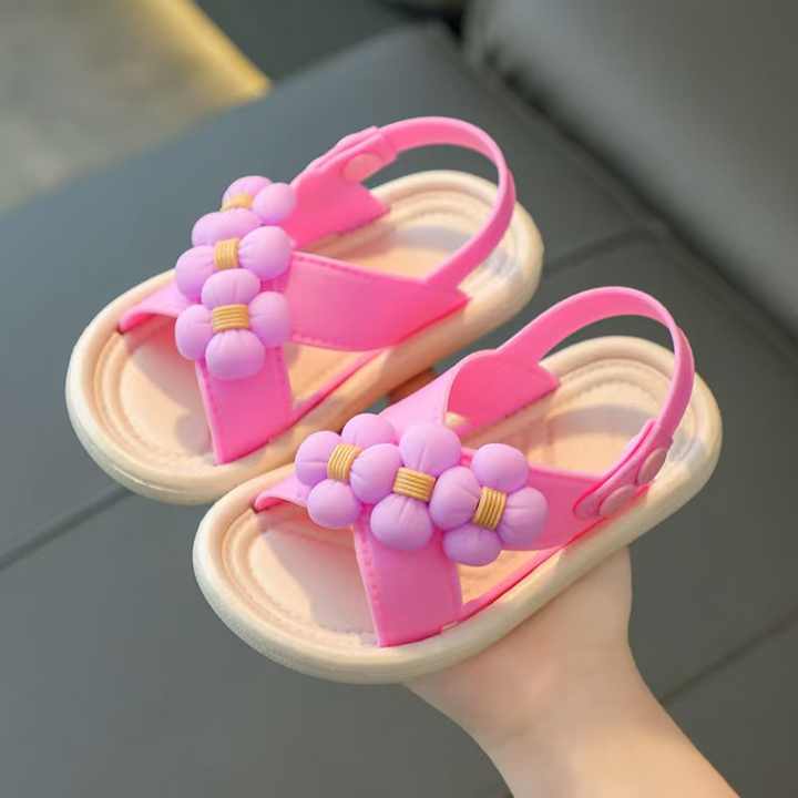 Summer Children's Sandals for Girls New Soft Sole Anti-slip Cute Sandals Wholesale 