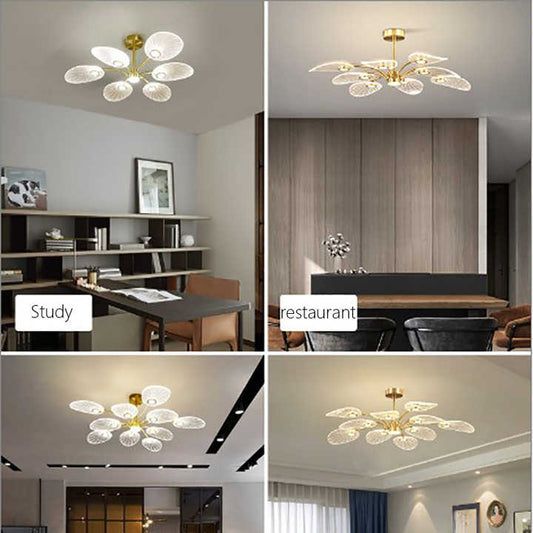 غرفة معيشة جديدة وبسيطة