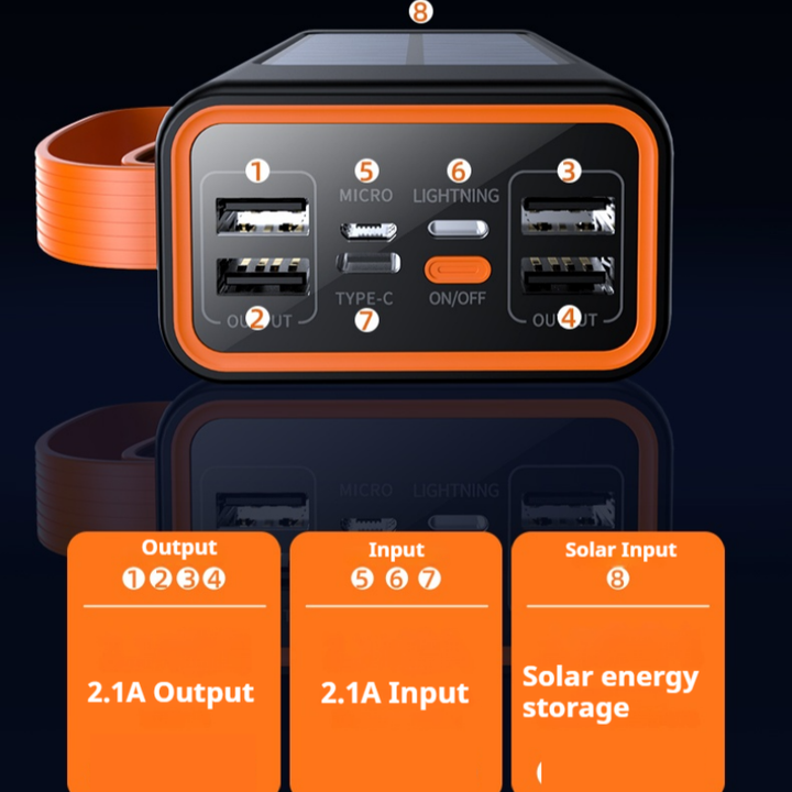 Portable solar phone charger 